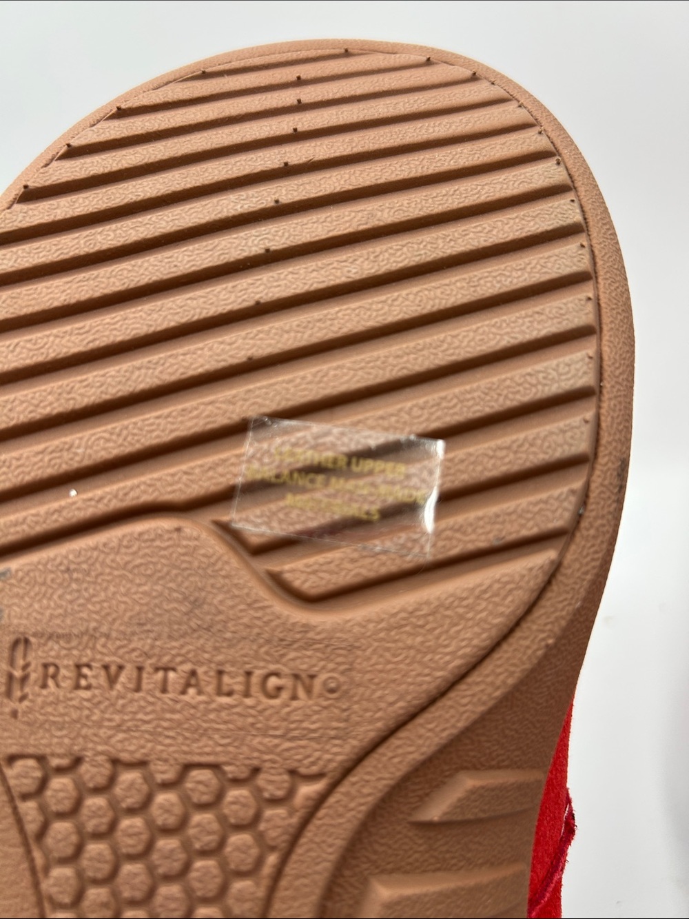 REVITALIGN (WIDE, 9D) Ashley Desert Red Suede Slip-On Clogs with Buckle Accent - Picture 9 of 16